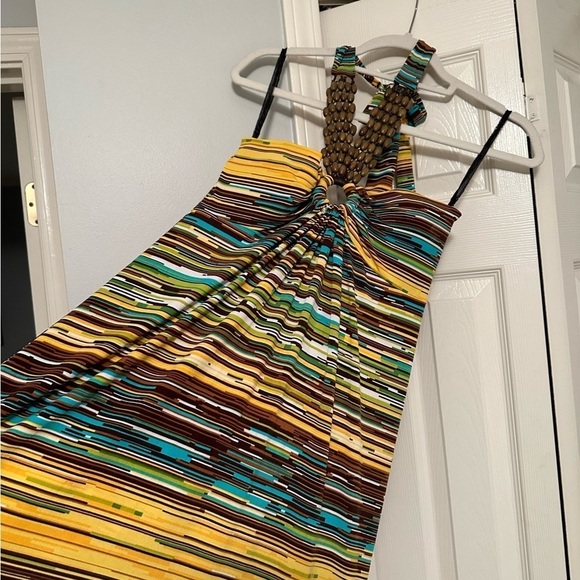 Fresh Of LA Boho Striped Maxi Dress - Picture 2 of 7